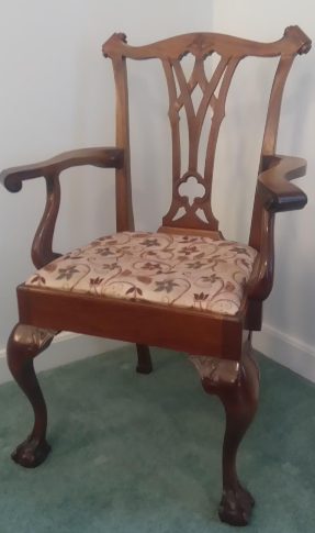 Chippendale chair, 1 of 8